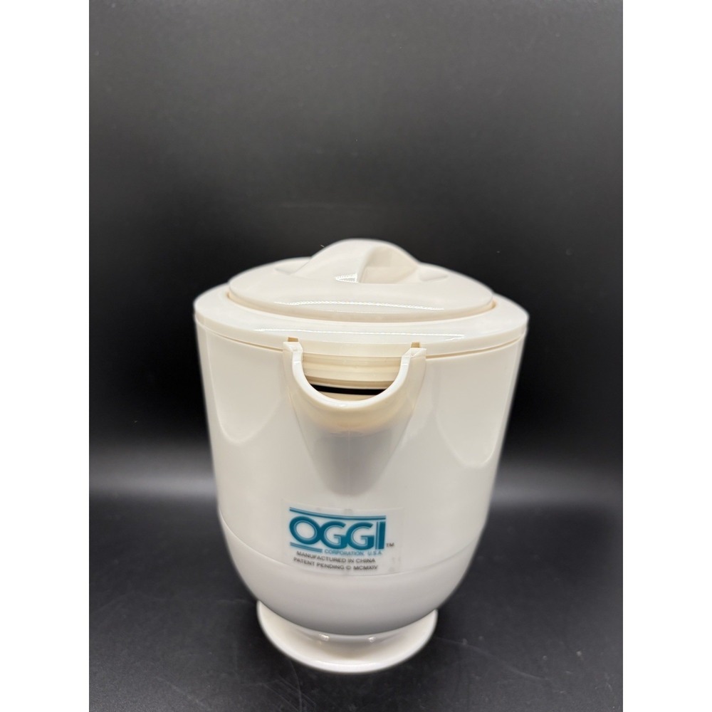 Vintage OGGI Corporation Thermal Carafe Vacuum Hot Cold Pitcher Thermos 12oz EUC
